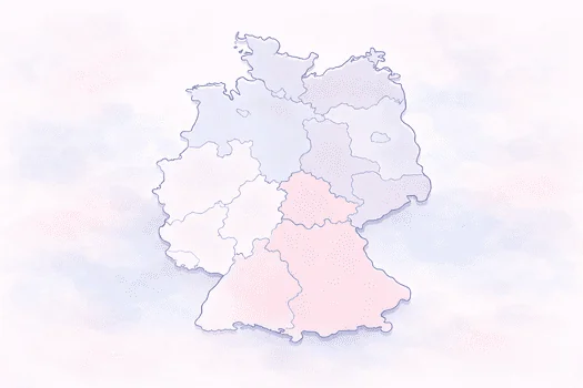 landkarte stilisiert pastel zeichnung